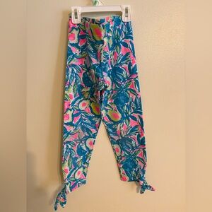 Lilly Pulitzer Kids Leggings - Blue and Pink Floral